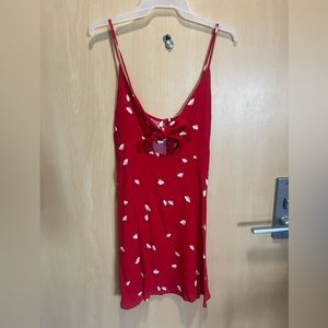 Audrey dress red size small floral